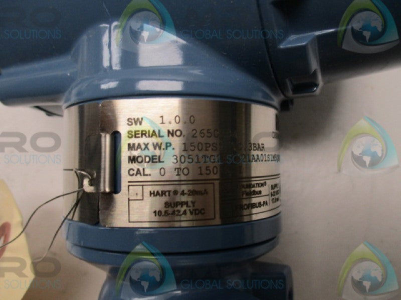 ROSEMOUNT 3051TG2F2B21AA01S1M5Q8Q4 PRESSURE TRANSMITTER 150PSI  NSNP