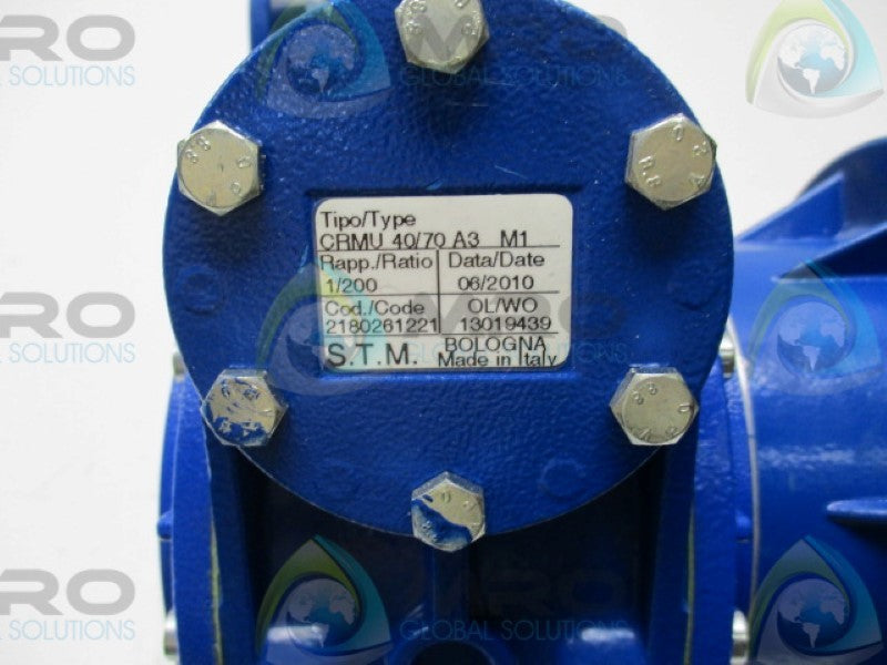 S.T.M CRMU40/70A3M1 GEAR BOX RATIO 1/200  NSNP