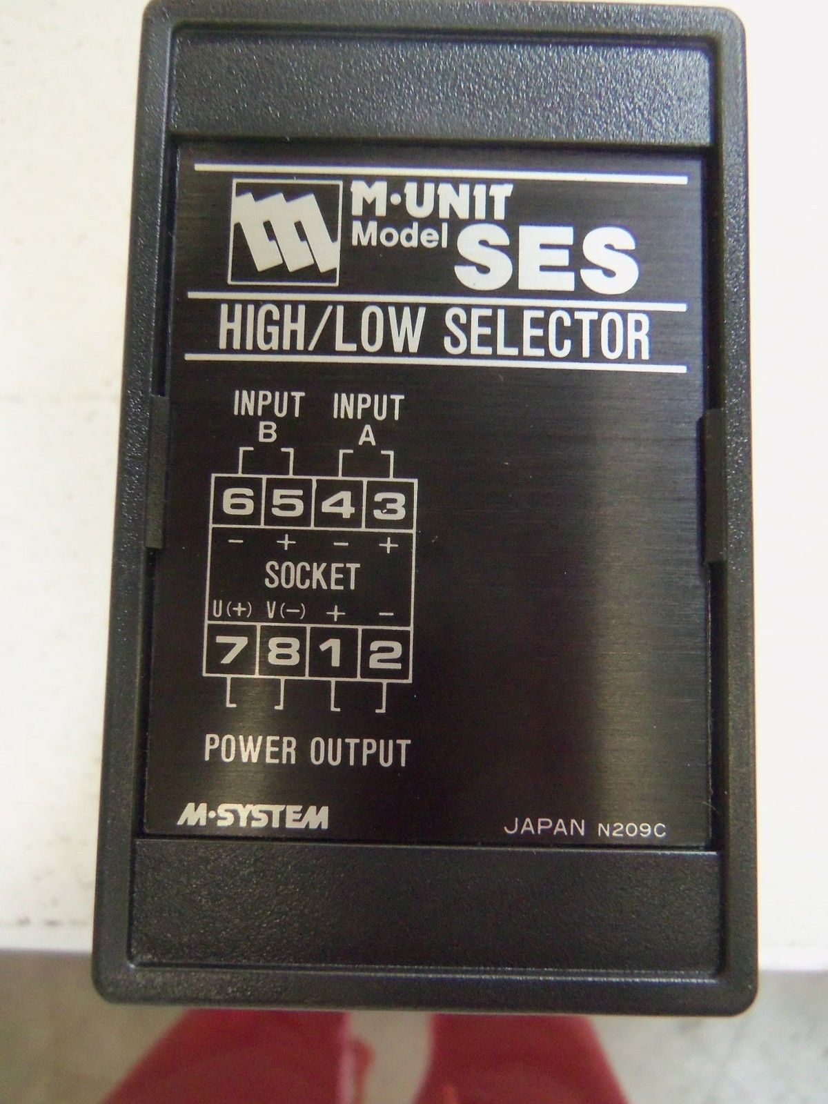 M-SYSTEM HIGH/LOW SELECTOR SES-1A-F NSNP