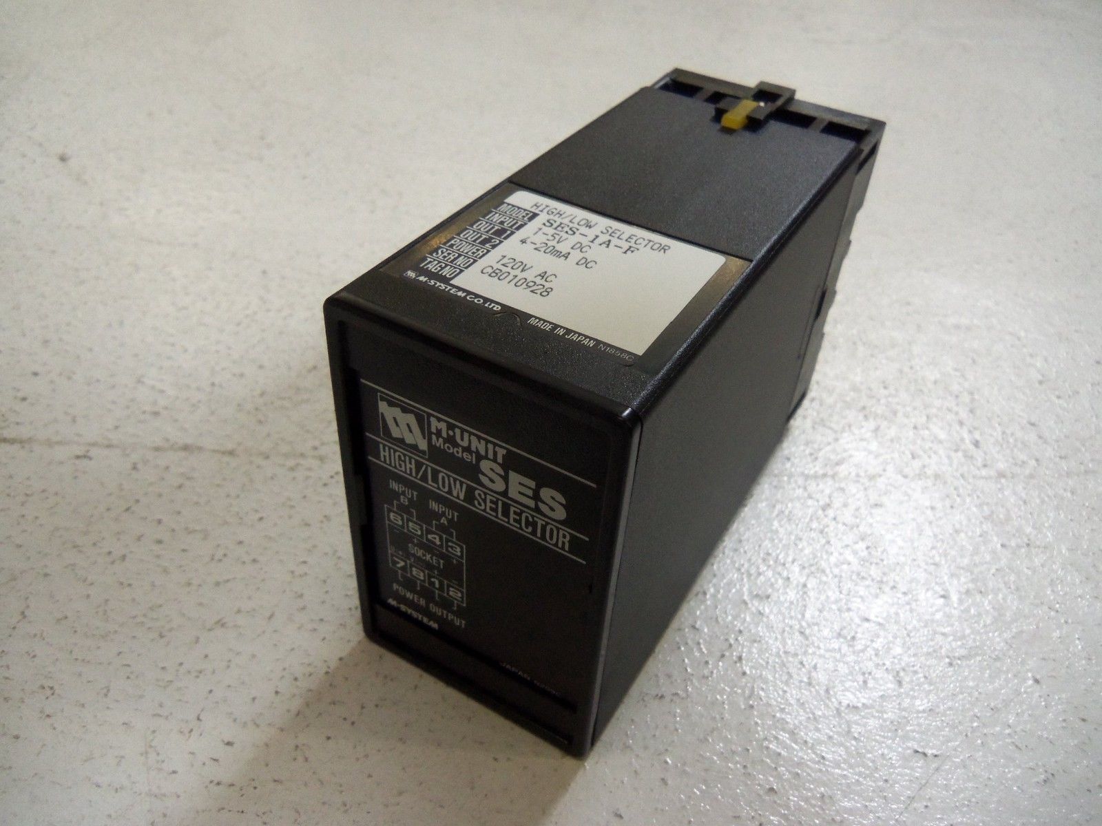 M-SYSTEM HIGH/LOW SELECTOR SES-1A-F NSNP