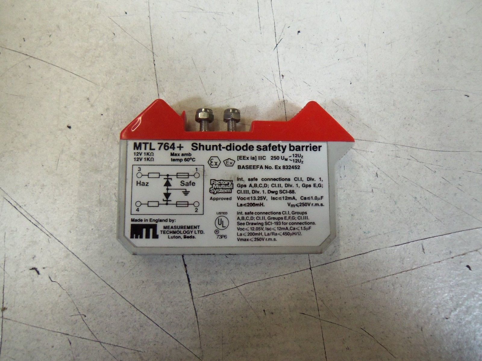 MTL SHUNT-DIODE SAFETY BARRIER  MTL764+ *NEW NO BOX*