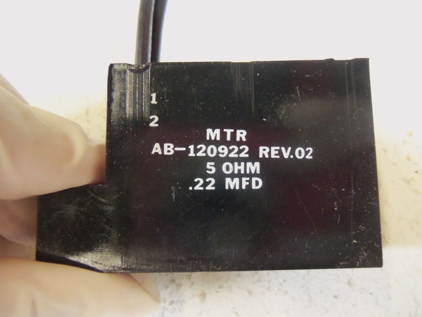 MTR AB-120922 CAPACITOR 5 OHMS .22 MFD UNMP