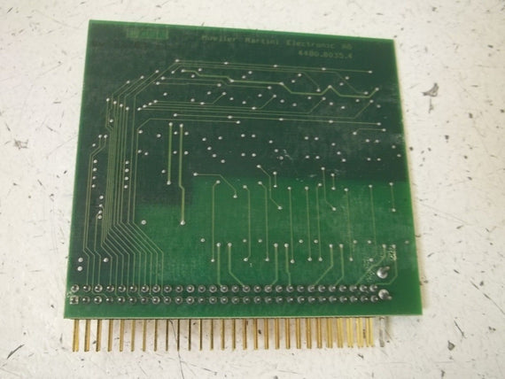 MUELLER MARTINI ELECTRONICS 4480.8035.4 CIRCUIT BOARD *USED*