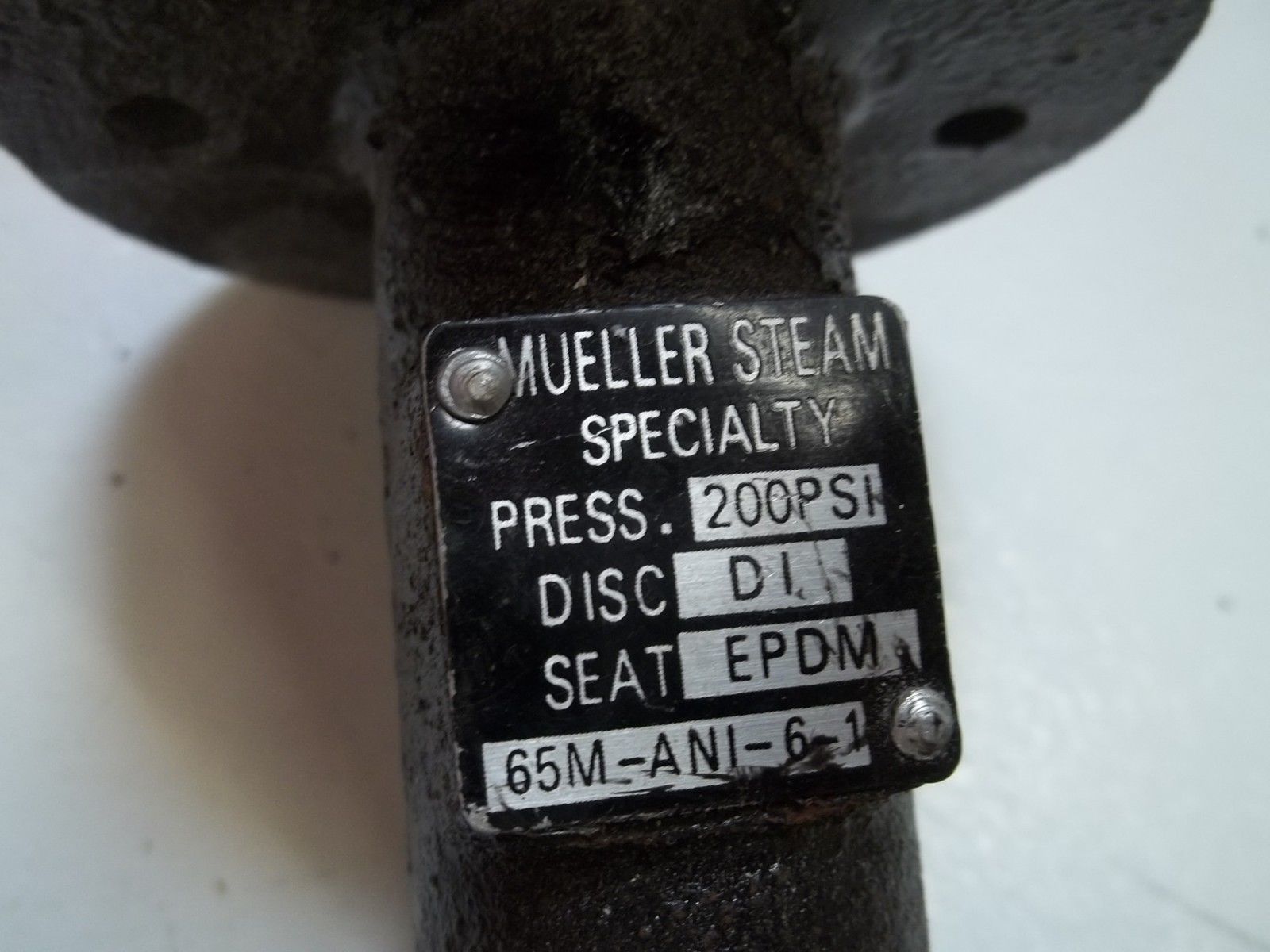 MUELLER STREAM 65N-ANI-6-1 WAFER BUTTERFLY VALVE UNMP