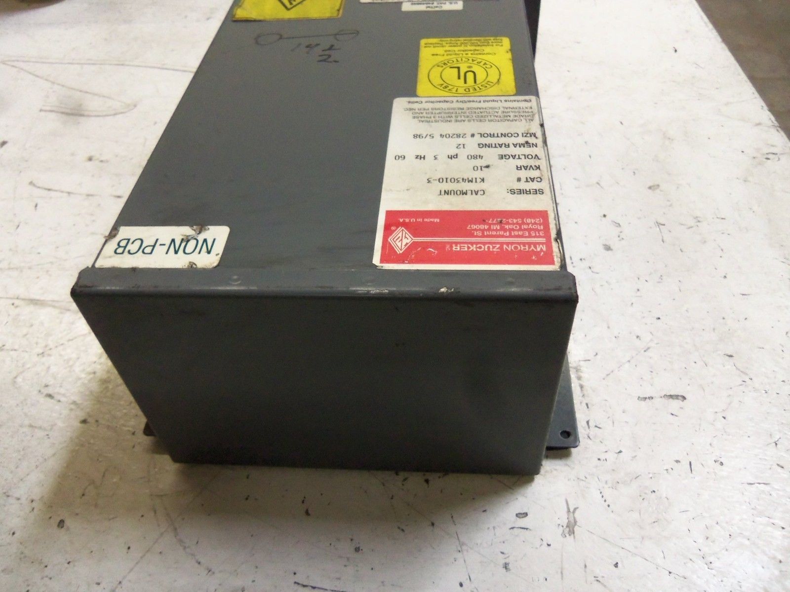 MYRON ZUCKER KIM43010-3 POWER CAPACITOR UNMP