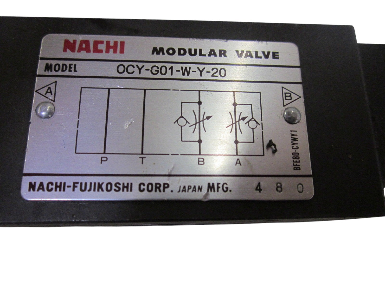 NACHI 0CY-G01-W-Y-20 UNMP