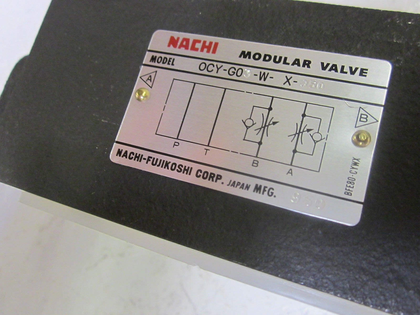 NACHI OCY-G03-W-X-J50 MODULAR DIRECTIONAL CONTROL VALVE  UNMP