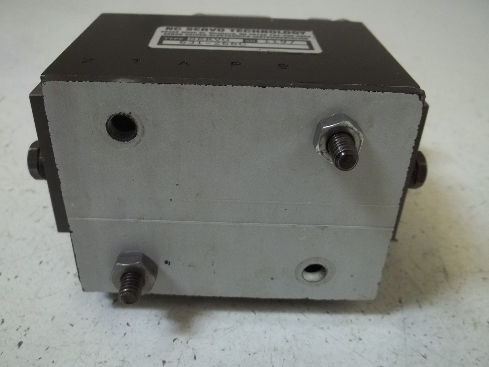 NC SERVO TECHNOLOGY 631-266C TYPE SERVO UNMP