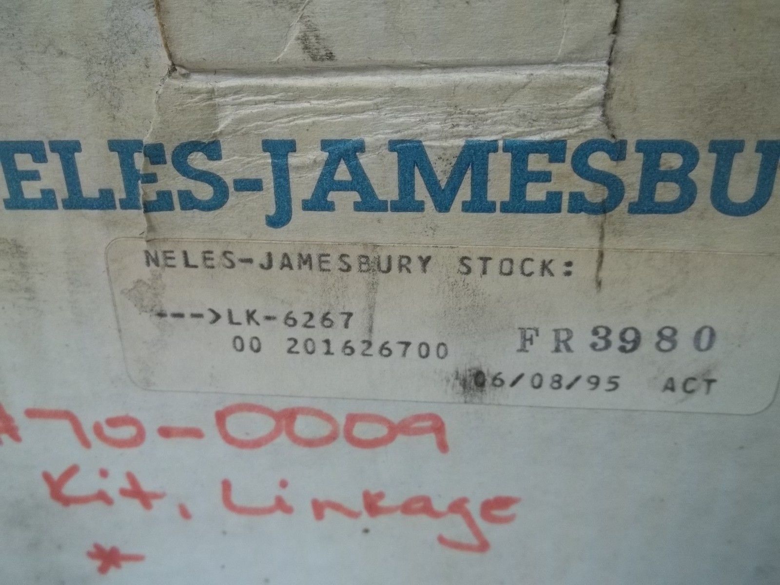 NELES-JAMESBURY LK-6267 KIT NSMP