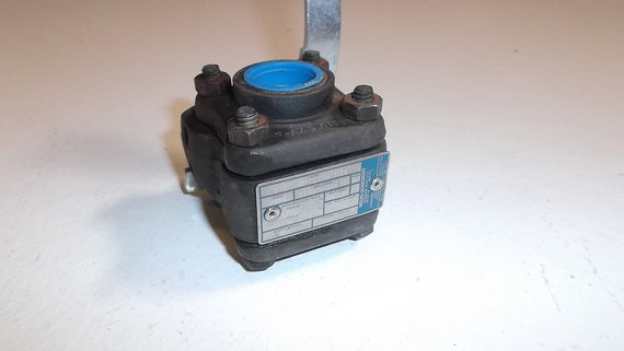 NELES JAMESBURY SOCKET WELL BALL VALVE  4C 2236 MT1 *USED*