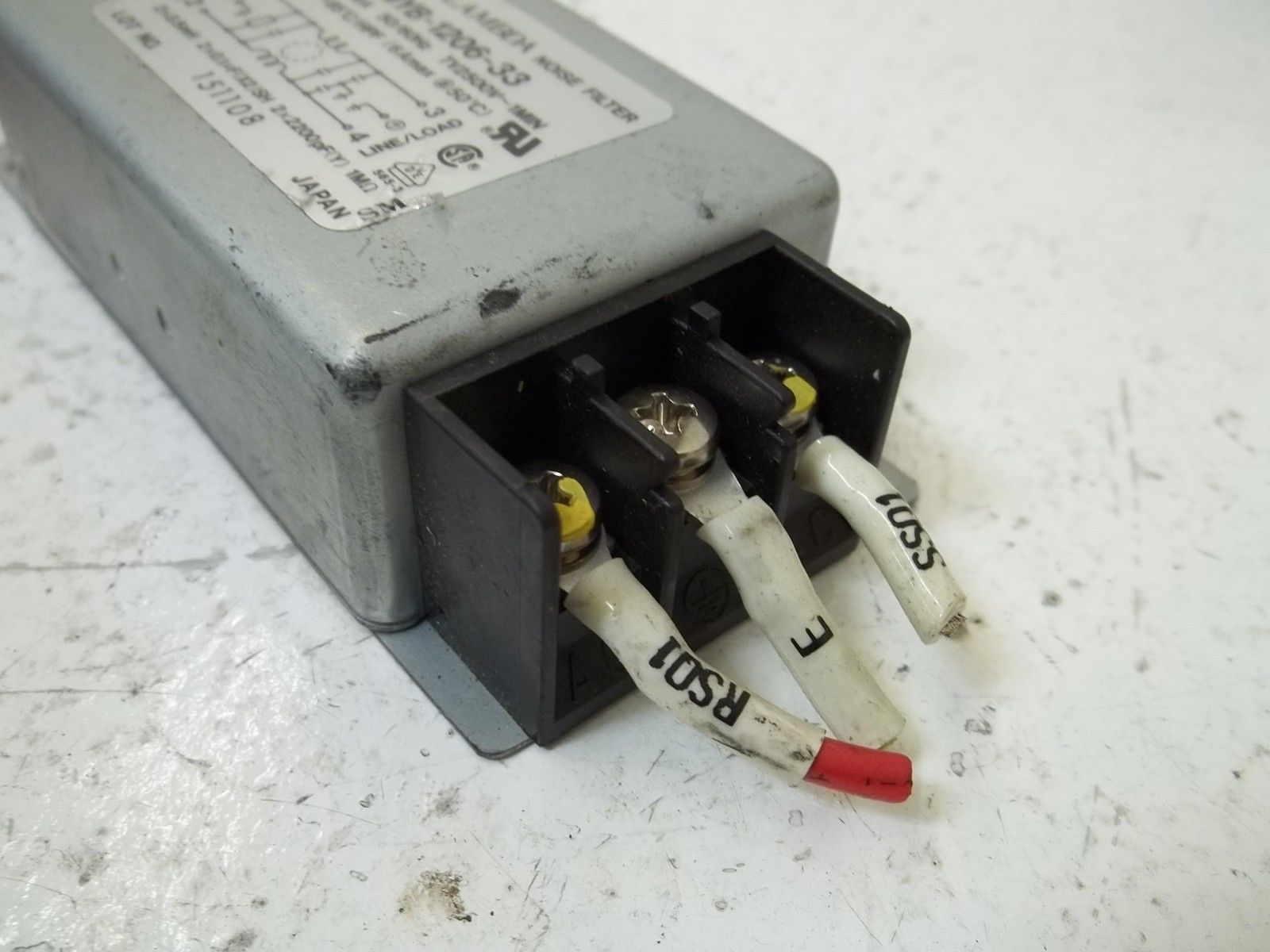 NEMIC-LAMBDA MYB-1206-33 NOISE FILTER UNMP