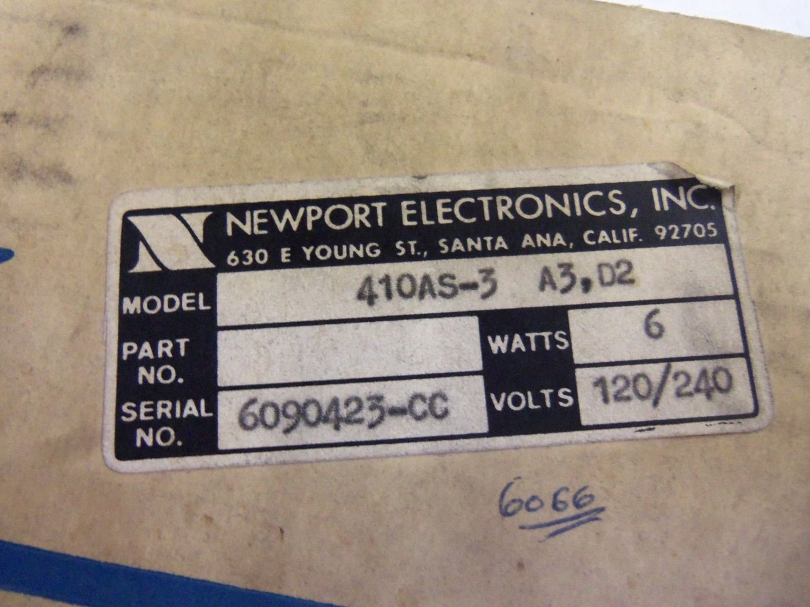 NEWPORT 410AS-3 *USED*