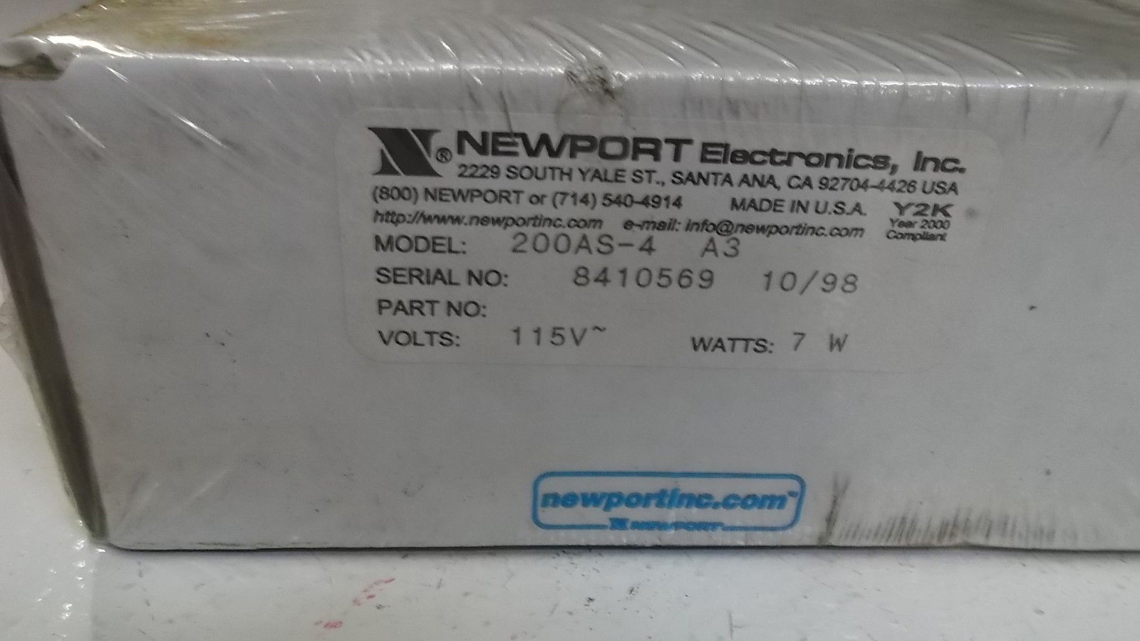 NSNPPORT ELECTRONICS 200AS-4 NSMP