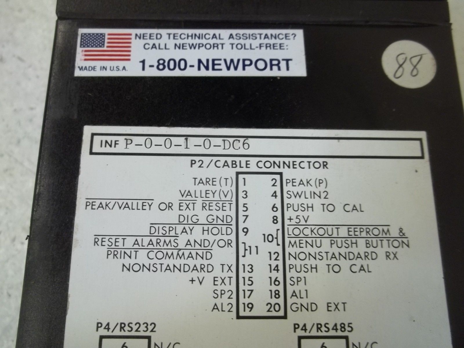 NSNPPORT INFP-0-0-1-0-DC6 PROCESS METERUNMP