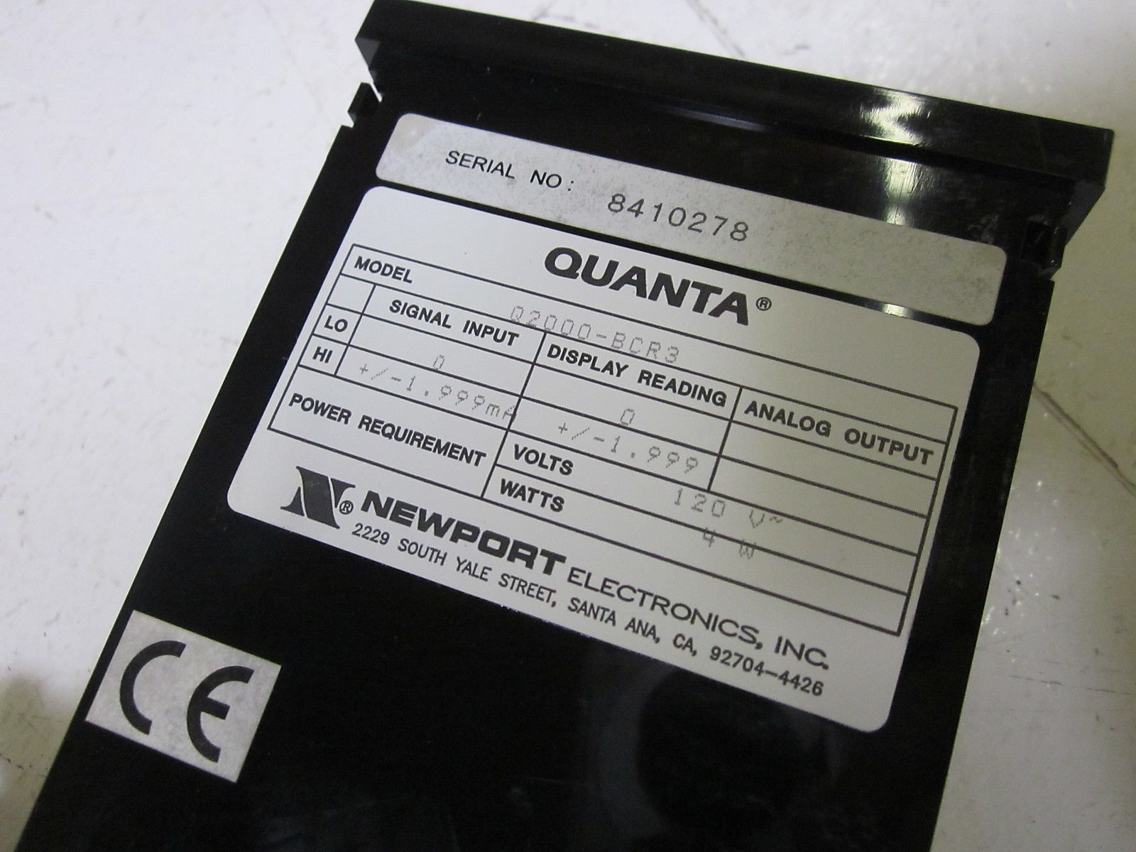 NSNPPORT Q2000-BCR3 CONTROLLER/INDICATOR   NSMP