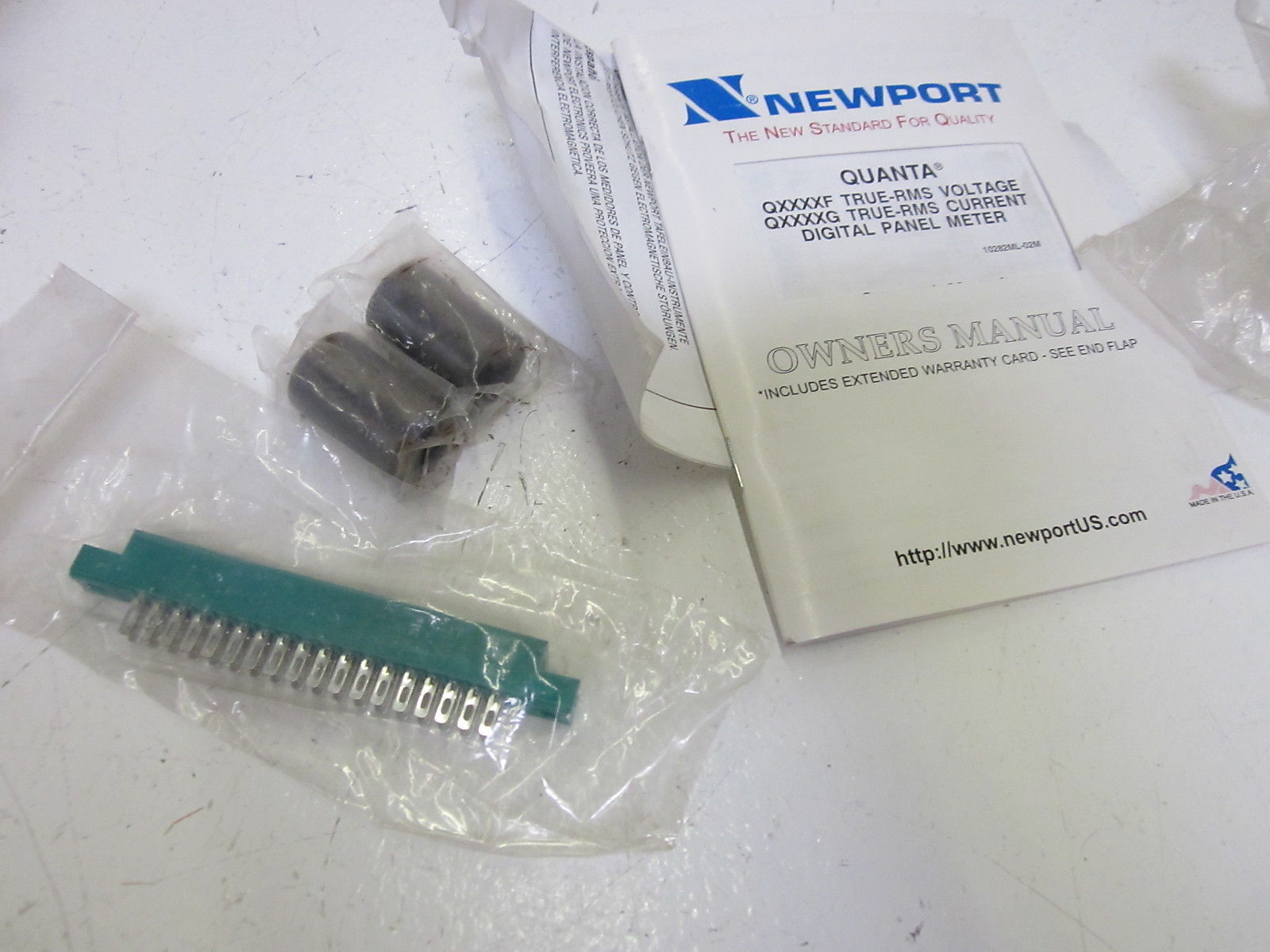 NSNPPORT Q9000-GCR7  120V PANEL METER W/ TERMINAL CONNECTORS NSMP