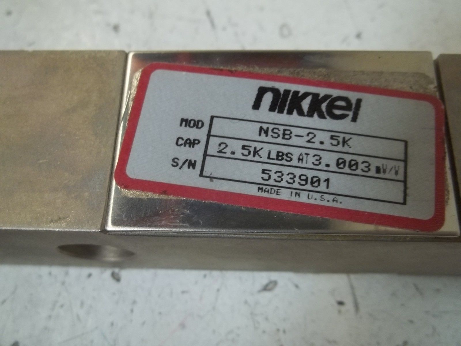 NIKKEL NSB-2.5K LOAD CELL NSNP