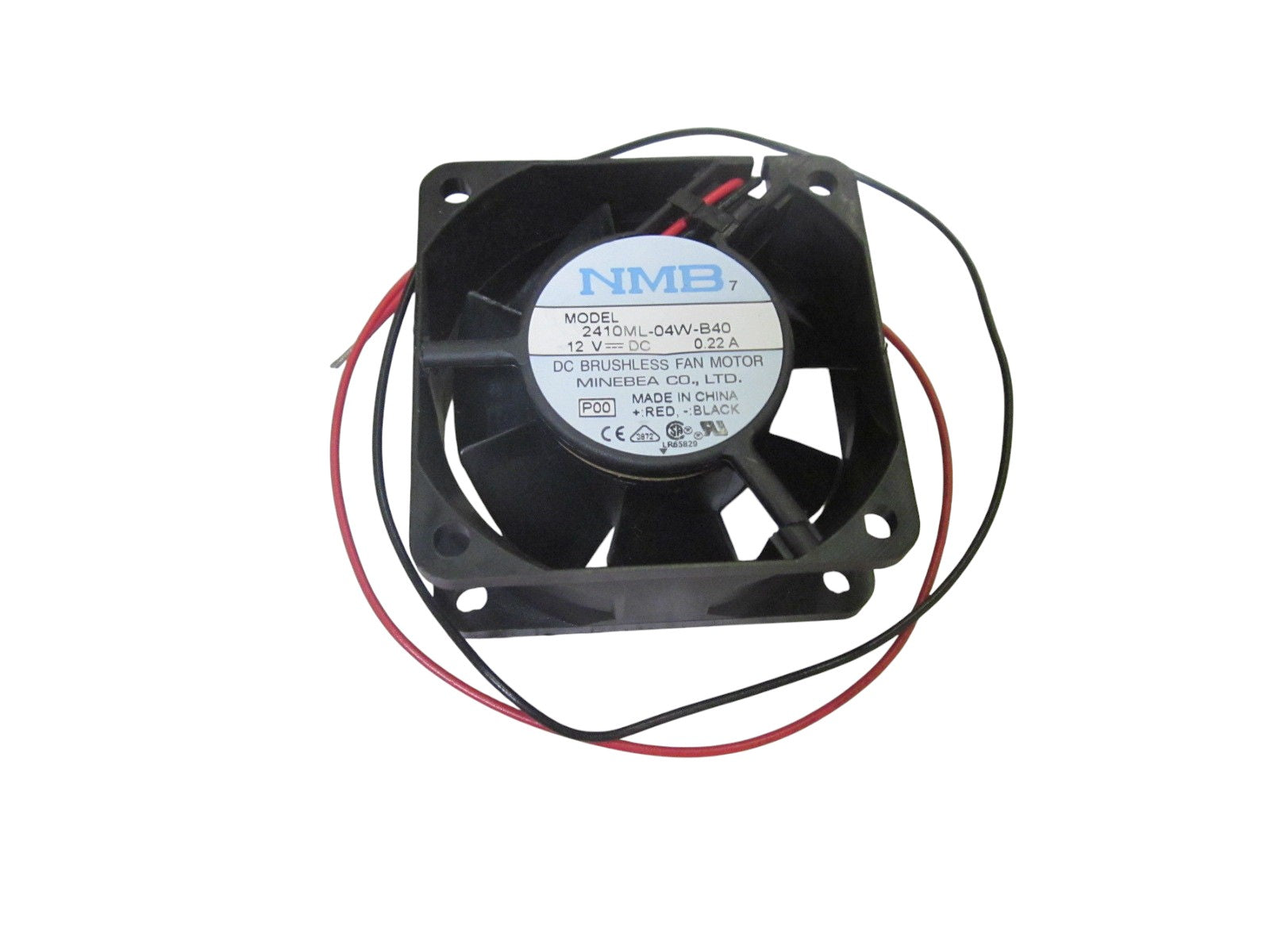 NMB 2410ML-04W-B40 BRUSHLESS FAN MOTOR 12VDC NSNP OUT O F A BOX