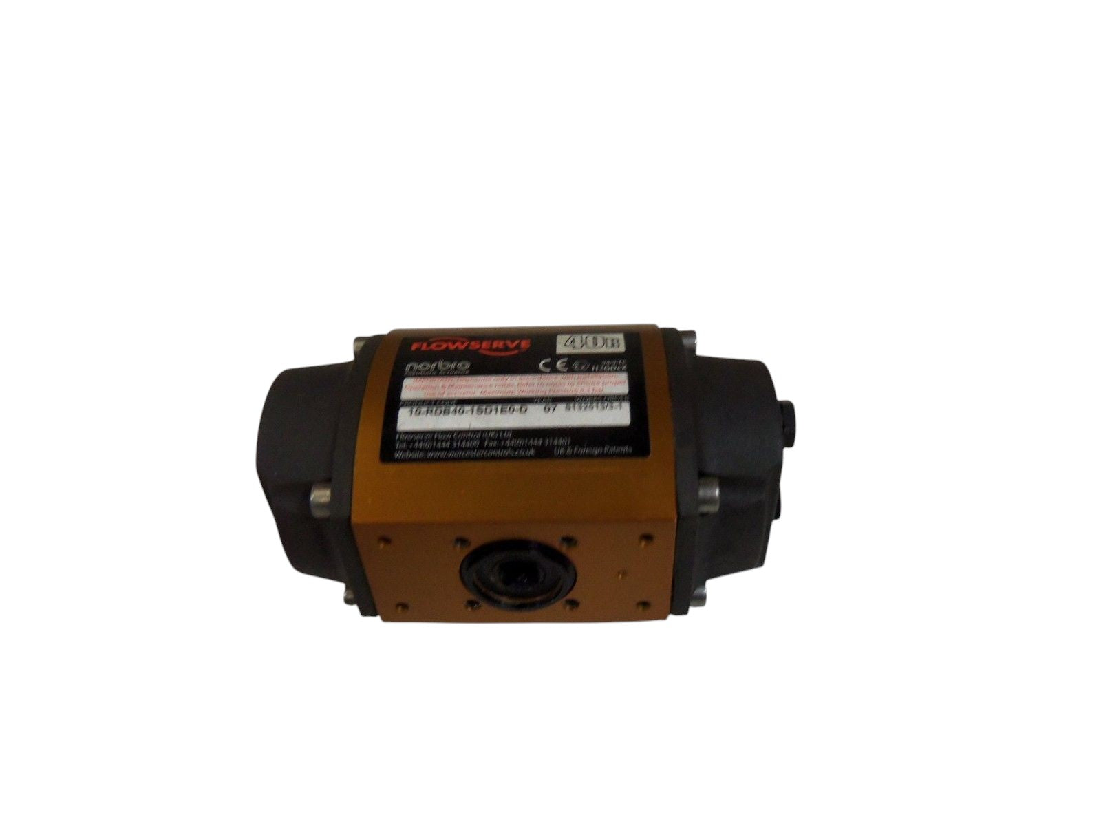 FLOWSERVE NORBRO 40R 10-RDB40-1SD1E0-D PNEUAMATIC ACTUATOR UNMP