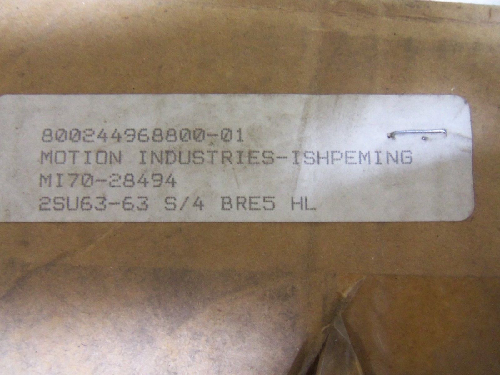 NORD 2SU63-63 S/4 BRE5 H MOTOR NSMP