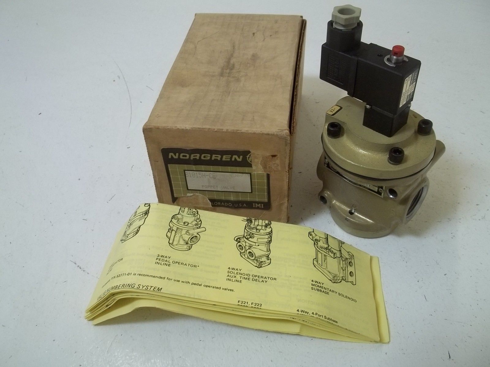 NORGREN B1015H-CE POPPET VALVE NSMP
