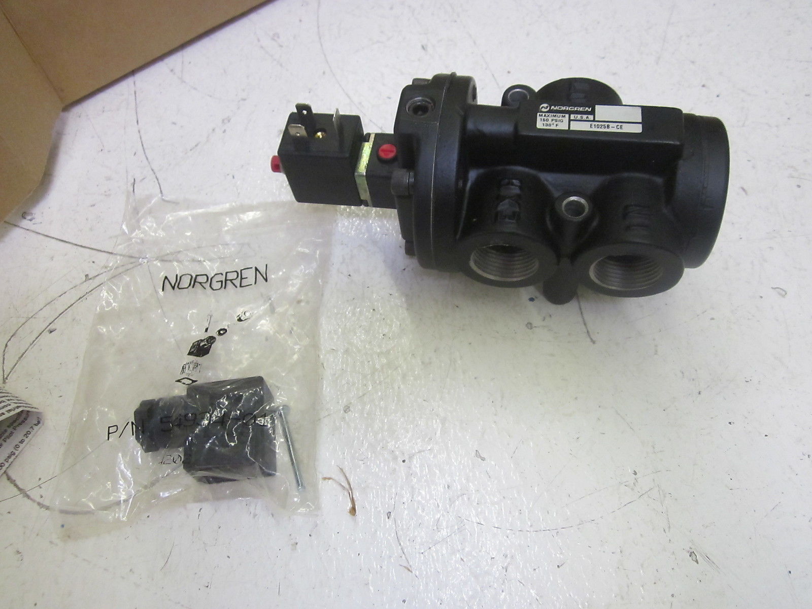 NORGREN E1025B-CE POPPET VALVE NSMP