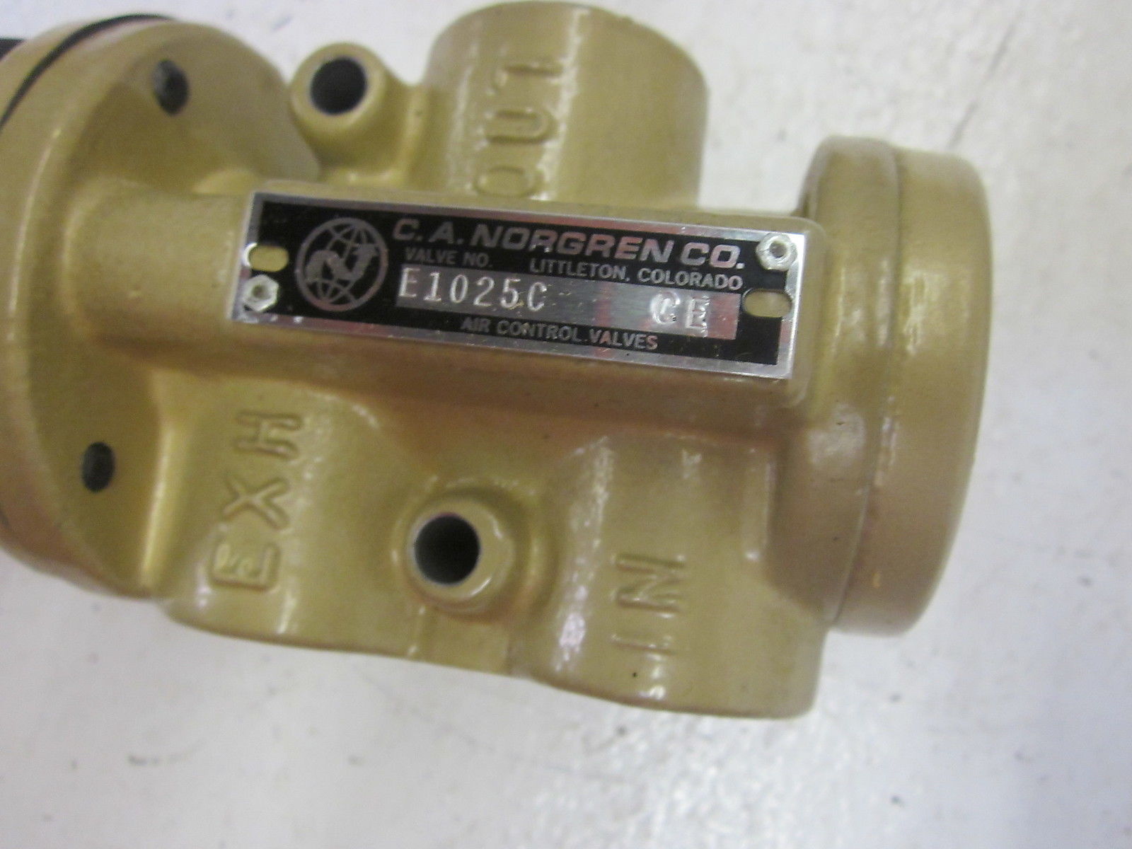 NORGREN E1025C-CE POPPET VALVE UNMP