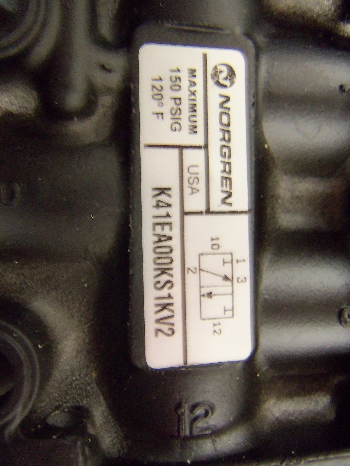 NORGREN K41DEA00KS1KV2 SOLENOID VALVE NSMP