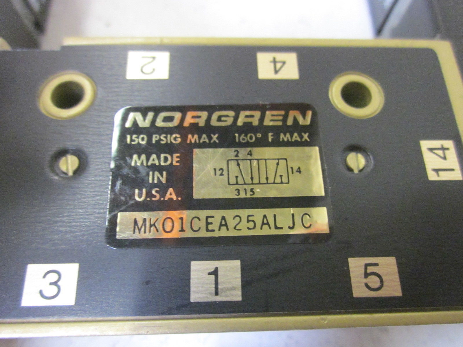 NORGREN MK01CEA25ALJC NSMP