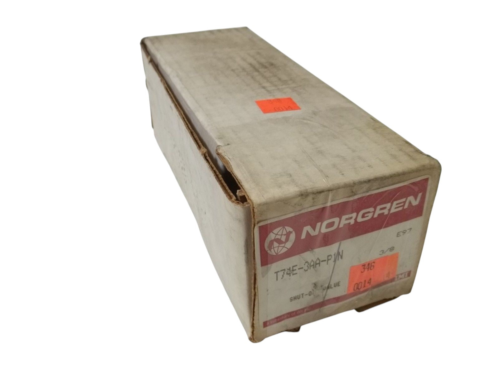 NORGREN T74E-3AA-P1N SHUT-OFF VALVE 3/8" NSMP