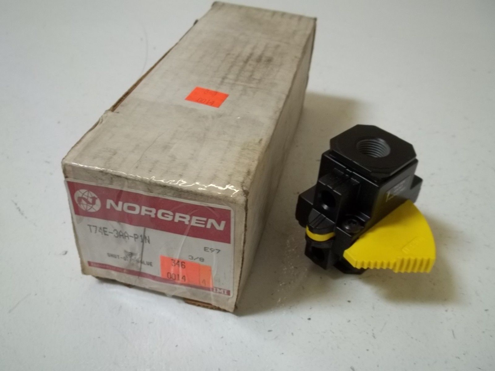 NORGREN T74E-3AA-P1N SHUT-OFF VALVE 3/8" NSMP