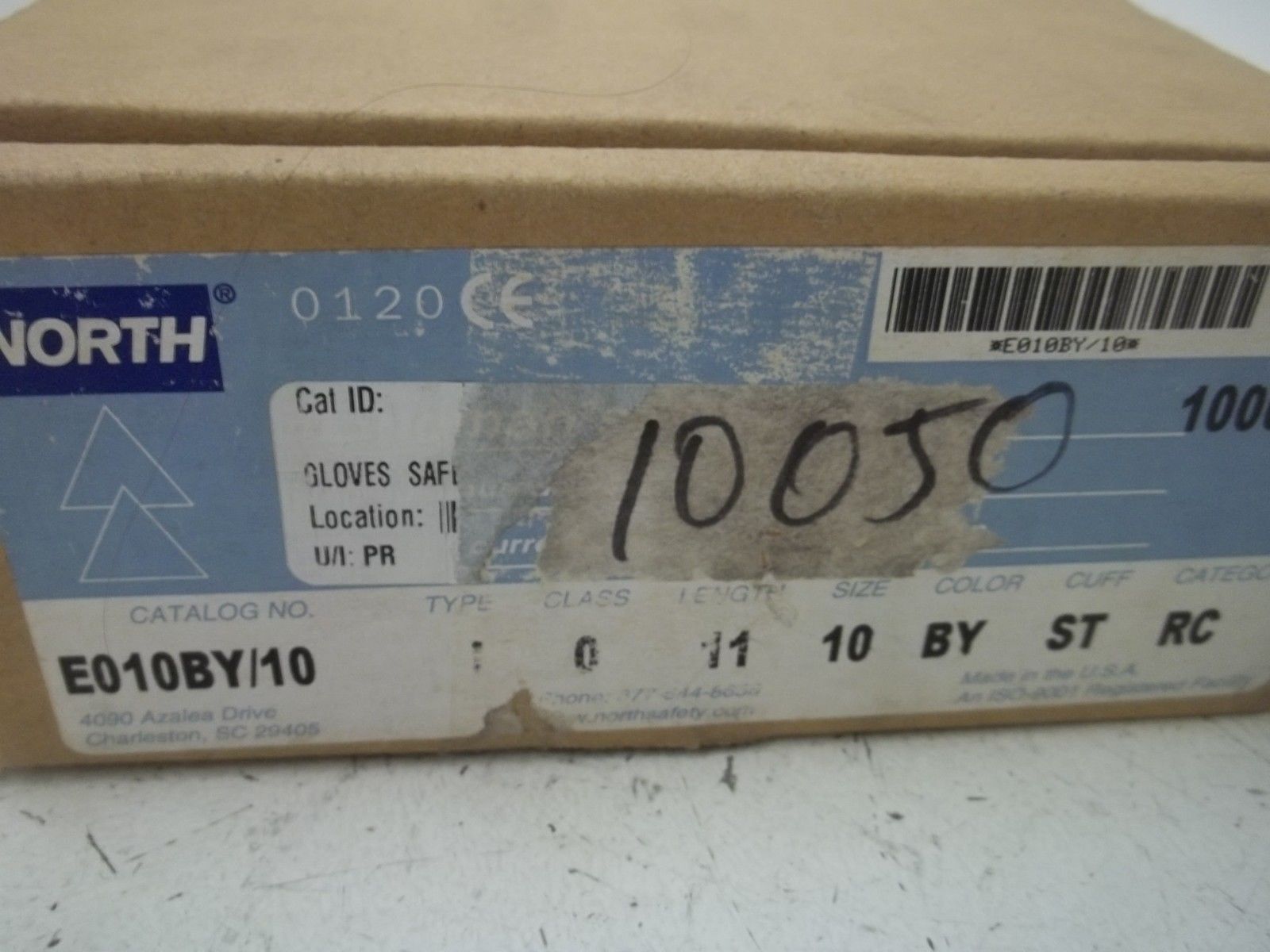 NORTH E010BY SIZE 10 SAFETY GLOVES NSMP