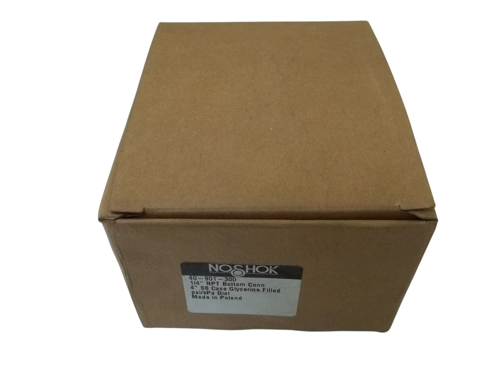 NOSHOK 40-901-300 PRESSURE GAUGE 0/300 PSI 4" NSMP