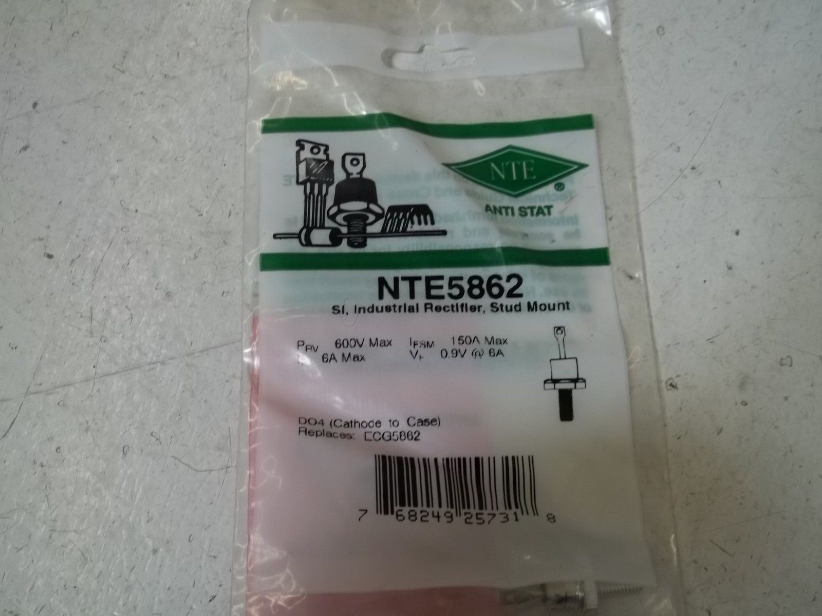 NTE INC. NTE5862 SI,INDL NSMP