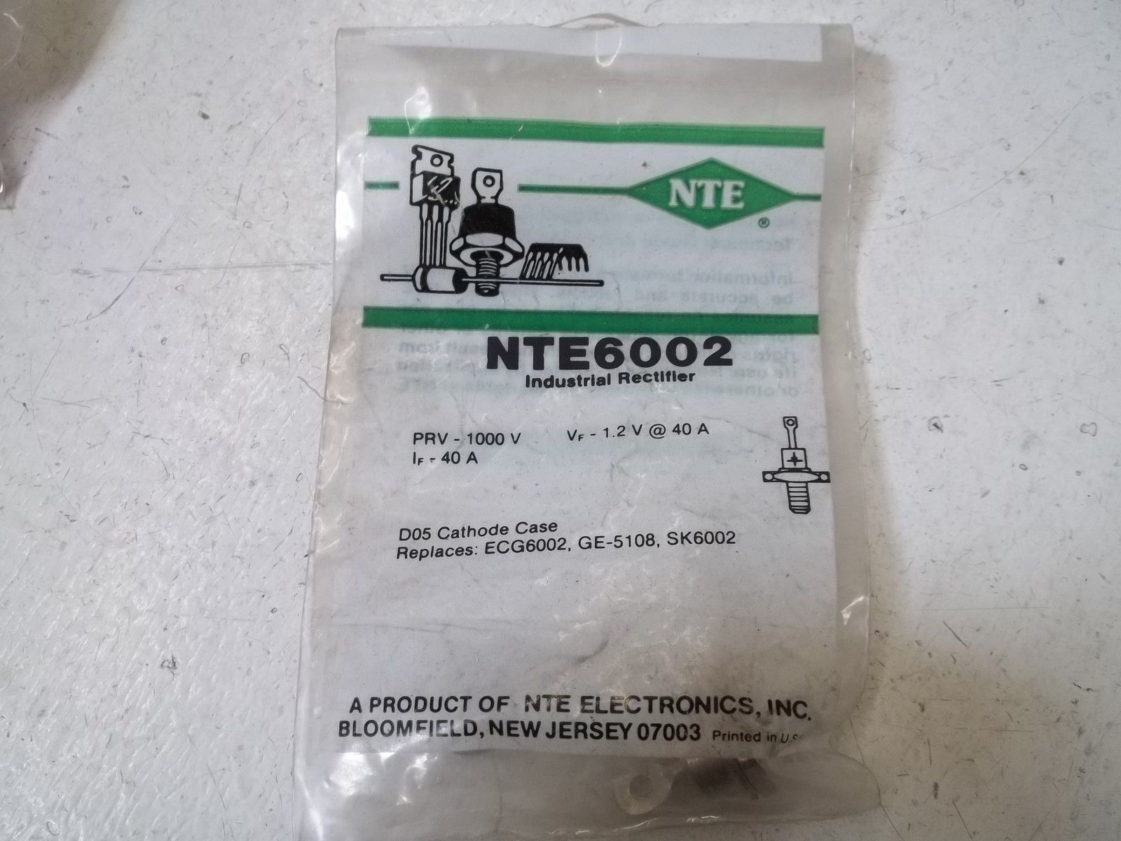 NTE INC. NTE6002 NSMP