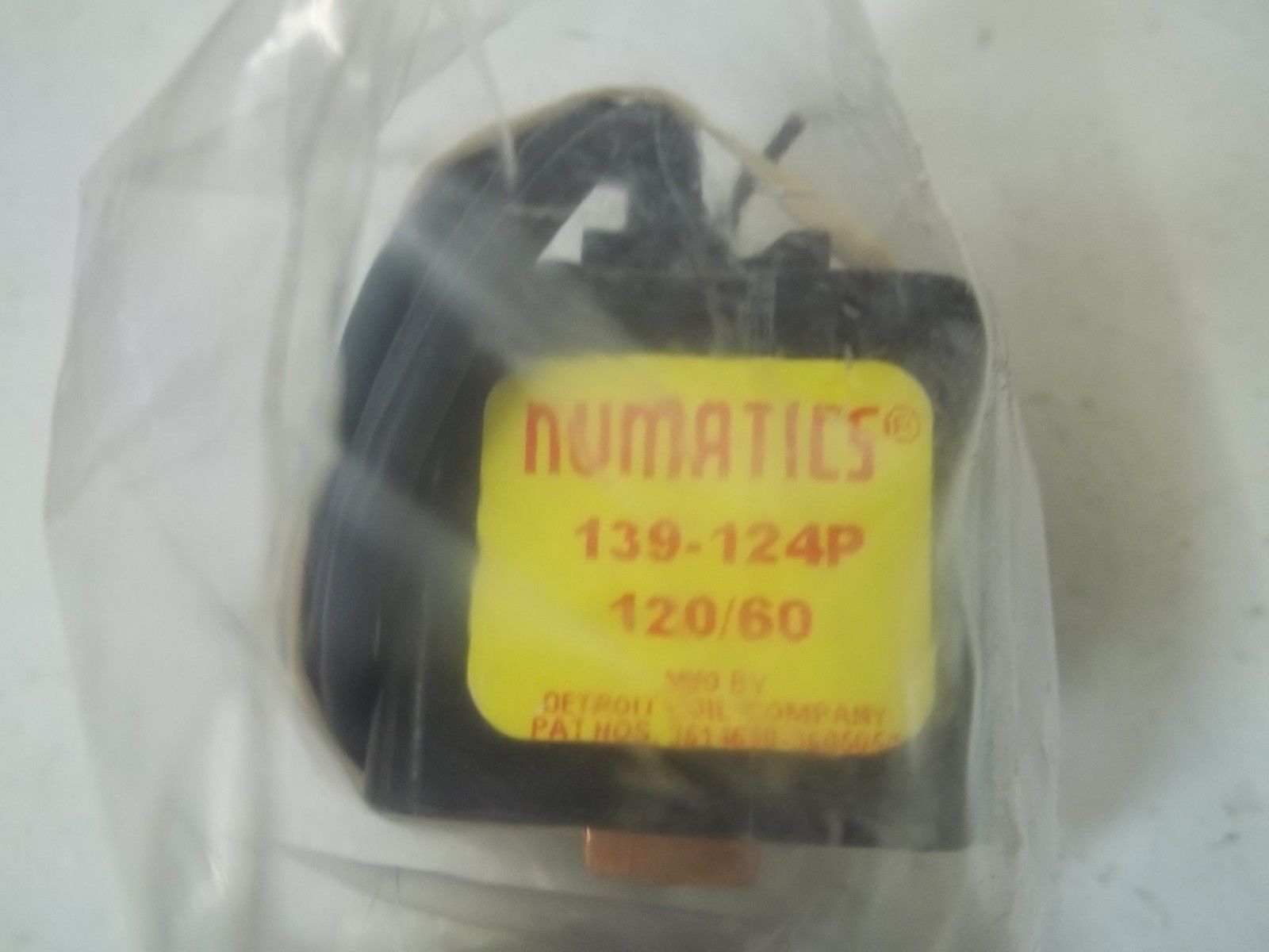 NUMATICS 139-124P SOLENOID COIL 120/60V NSMP