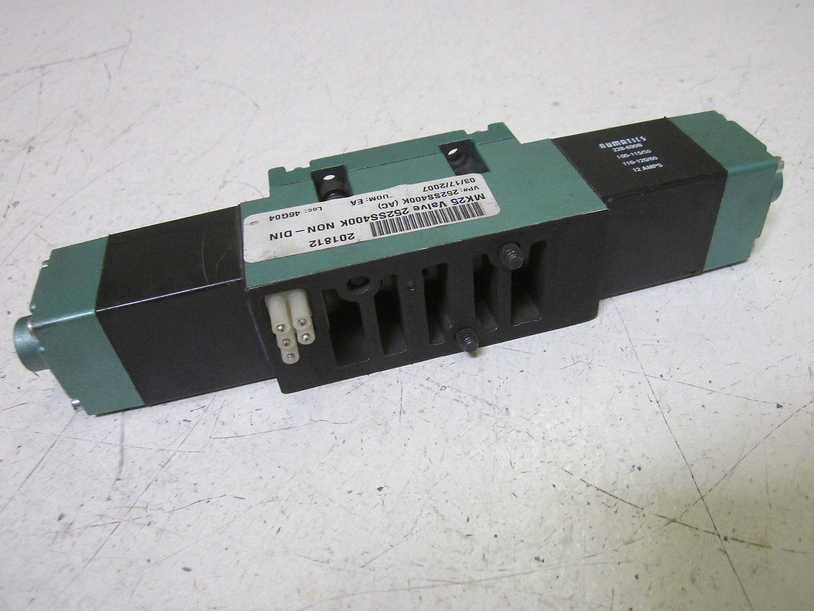 NUMATICS 252SS400K000030 SOLENOID VALVE 110/120V UNMP