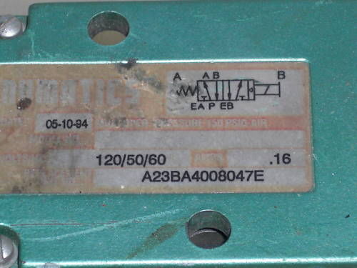 NUMATICS A23BA4008047E  UNMP