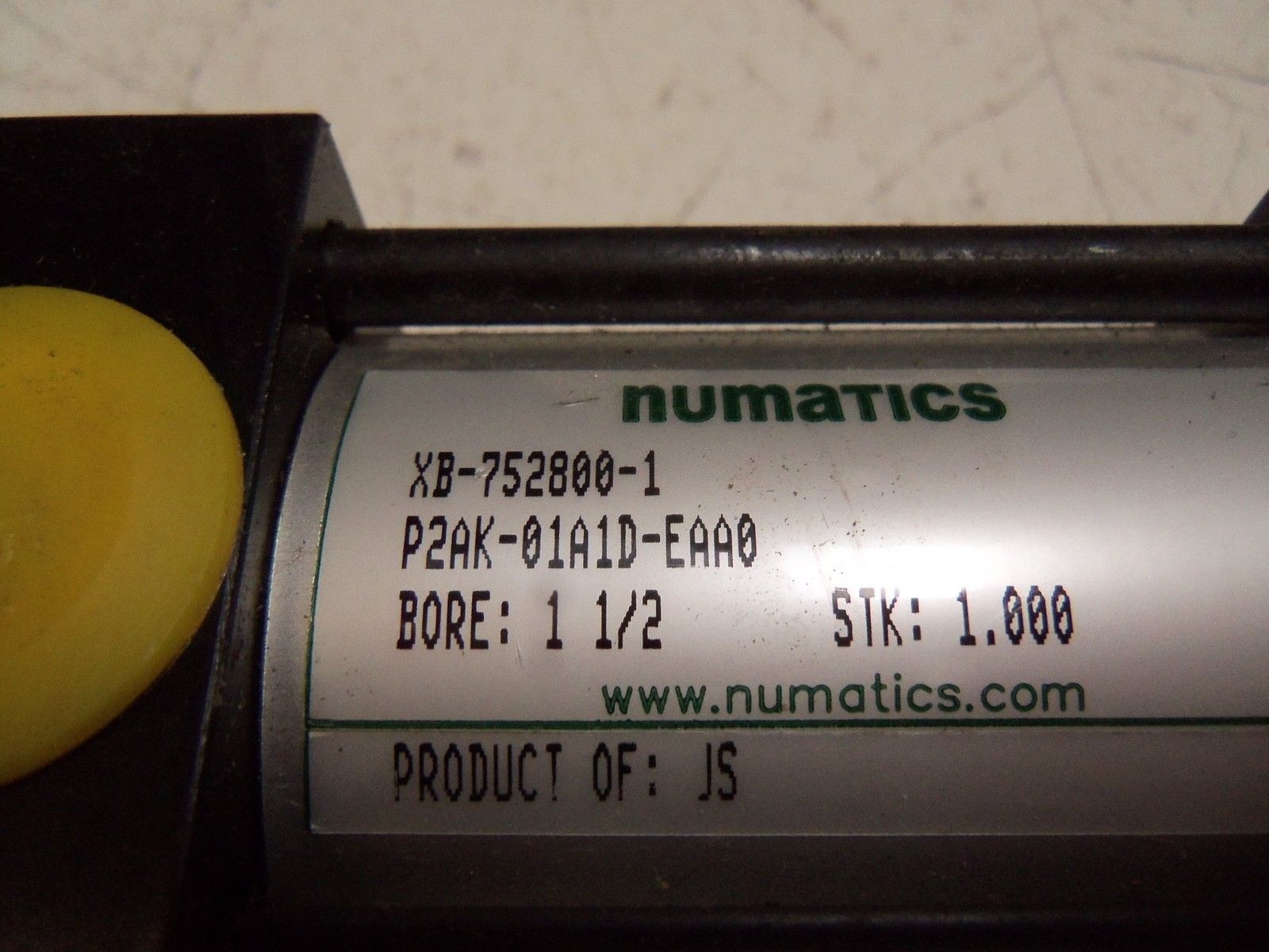 NUMATICS P2AK-01A1D-EAA0 PNEUMATIC CYLINDER UNMP