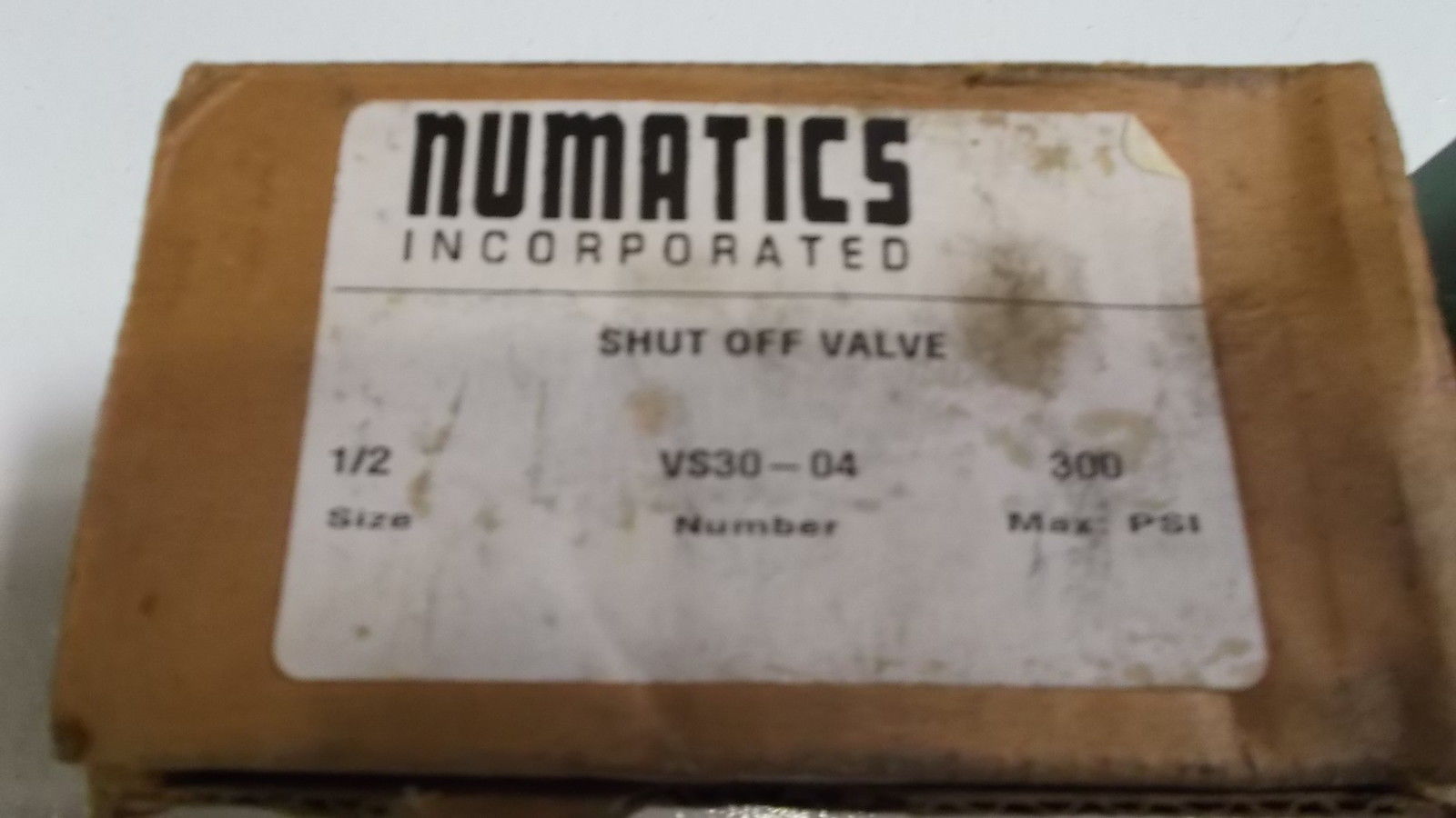 NUMATICS SHUT OFF VALVE V530-04 NSMP