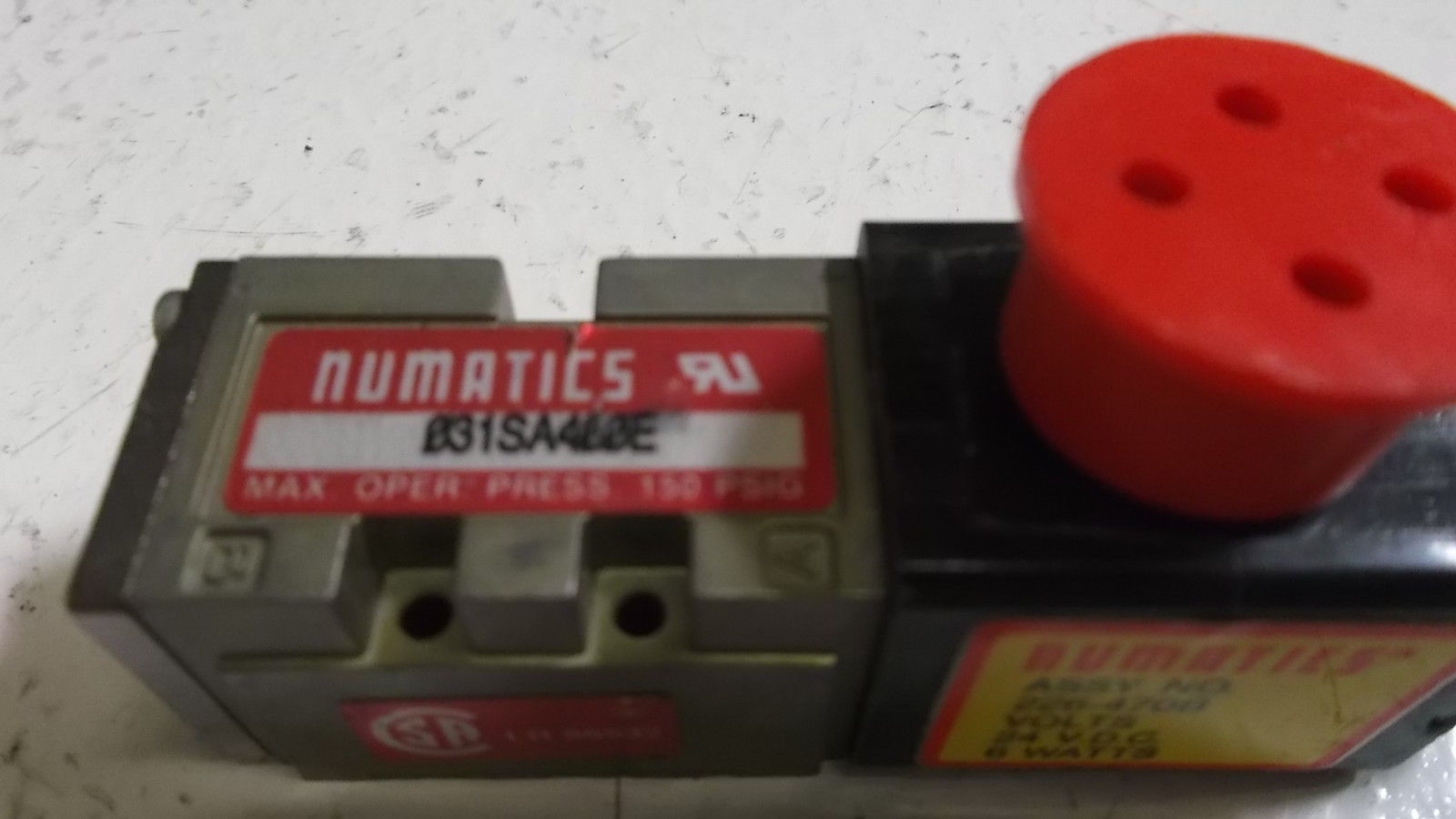 NUMATICS SOLENOID VALVE 031SA400E  UNMP