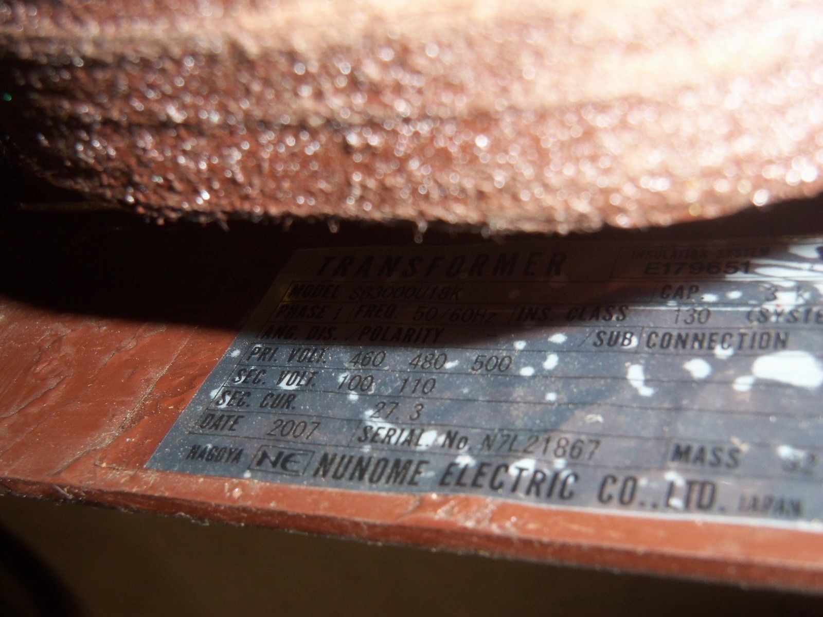 NUNANE SB3000U18K TRANSFORMER NSNP