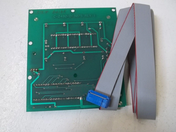 OAK C-2492-D-3075 PC BOARD LED INDICATOR W/RIBBON CABLE UNMP