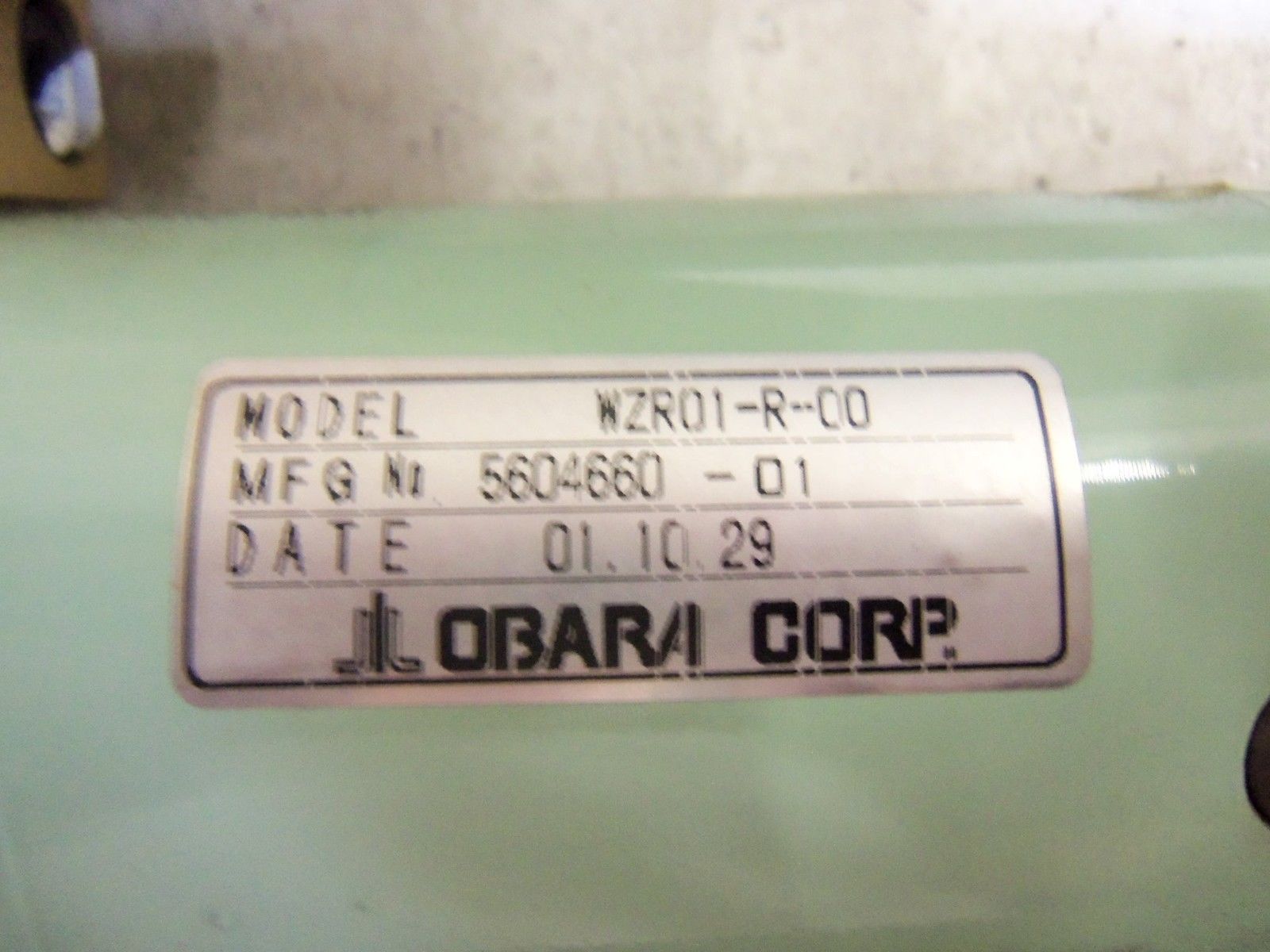 OBARA WZR01-R-00 WELDING GUN NSNP