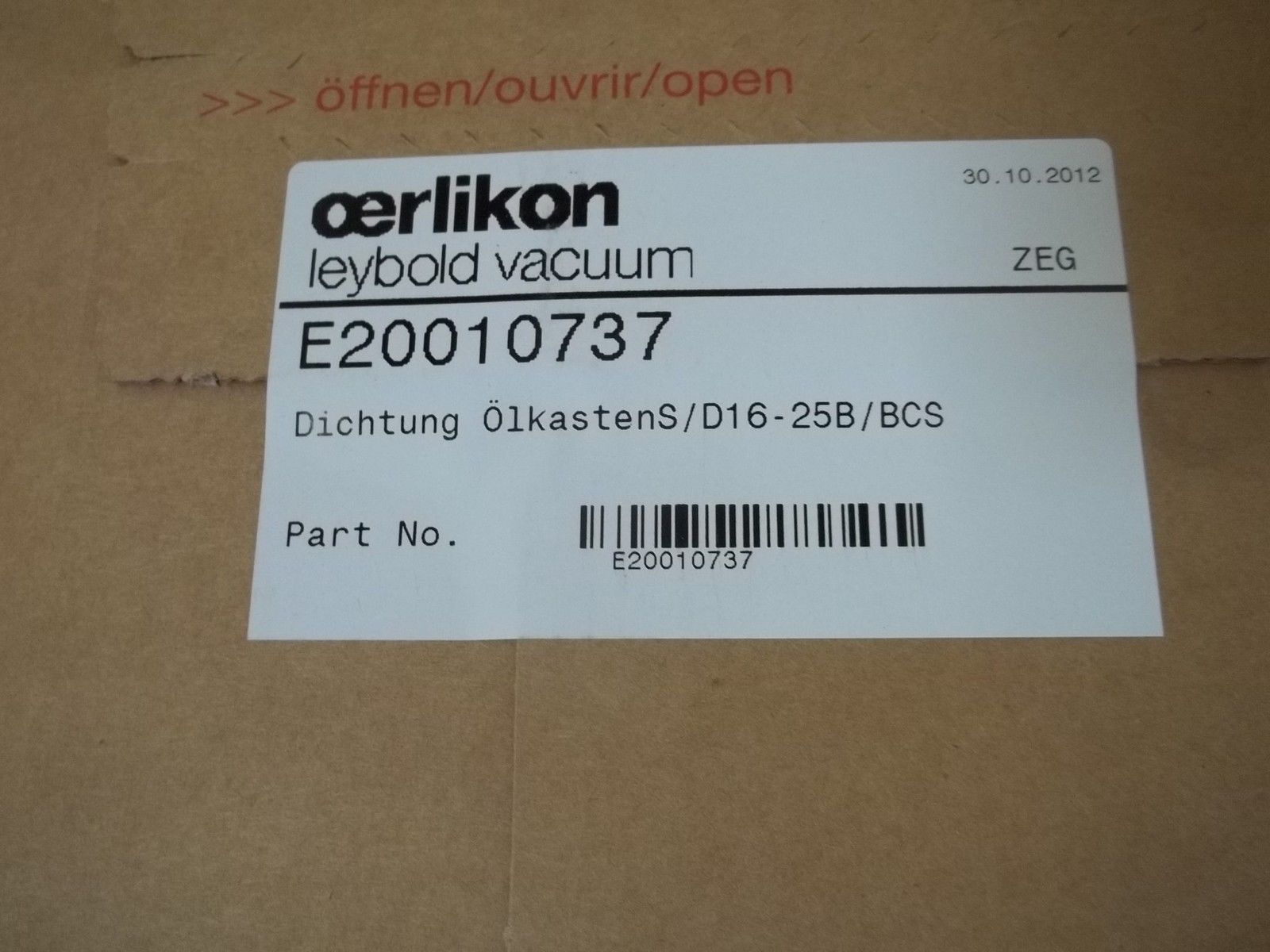 OERLIKON E20010737 GRAPHITE CASING NSFS