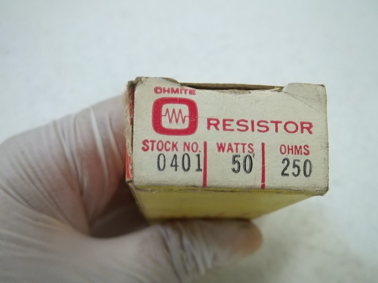 OHMITE 0401 (270-50K-40) RESISTOR 50WATTS, 250 OHMS NSMP