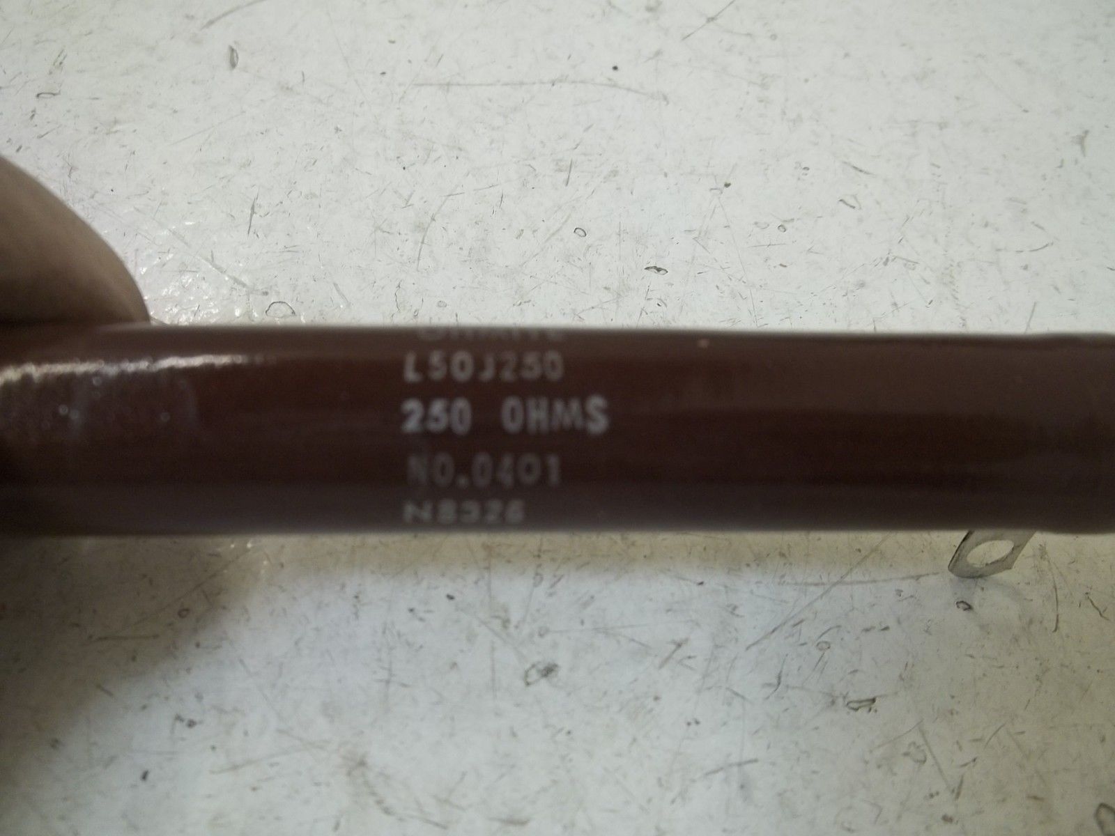 OHMITE 0401 (L50J250) RESISTOR 50WATTS, 250 OHMS *NEW IN BOX*