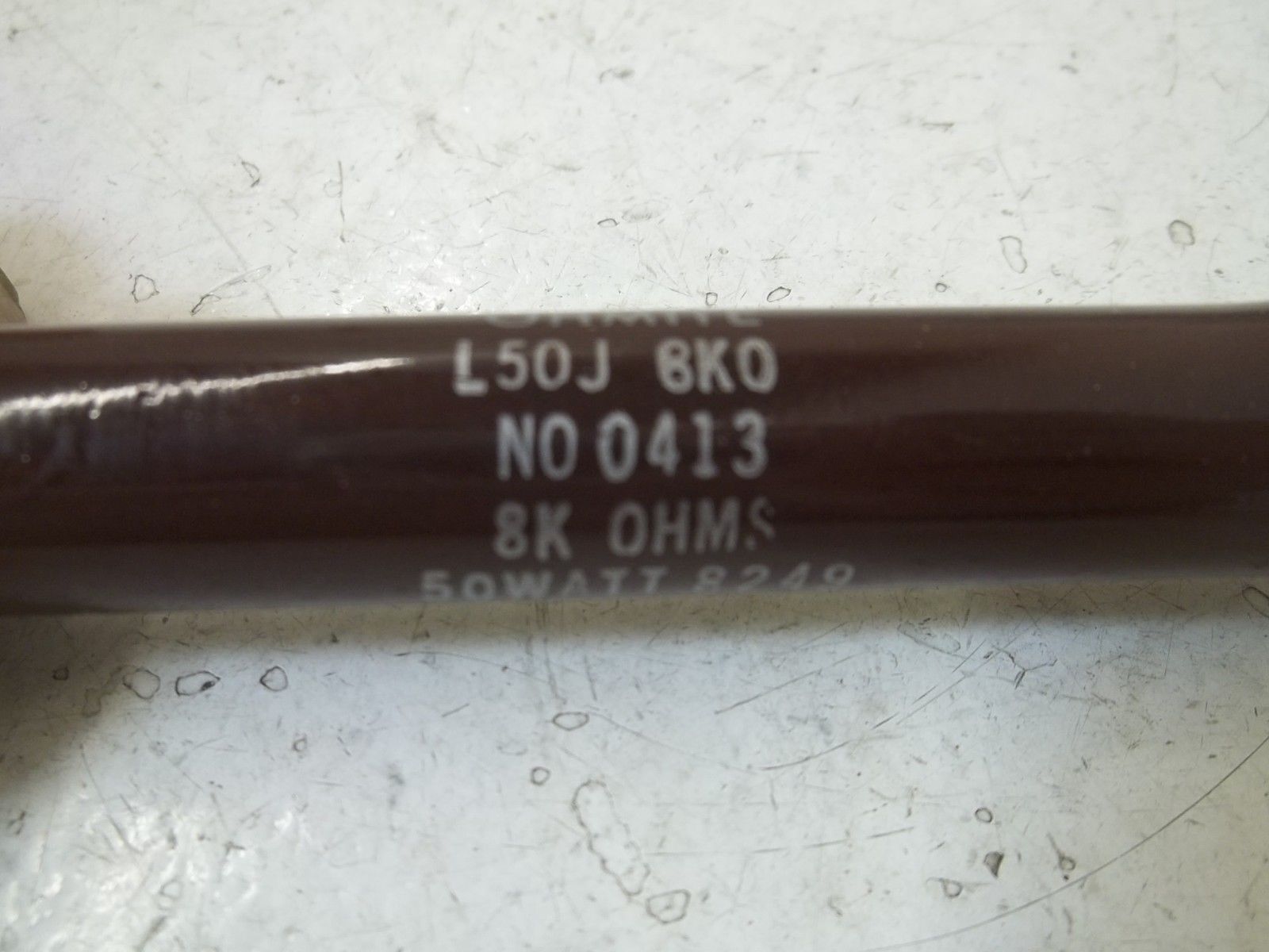 OHMITE 0413 (L50J8K0) RESISTOR 50WATTS, 8K OHMS NSMP
