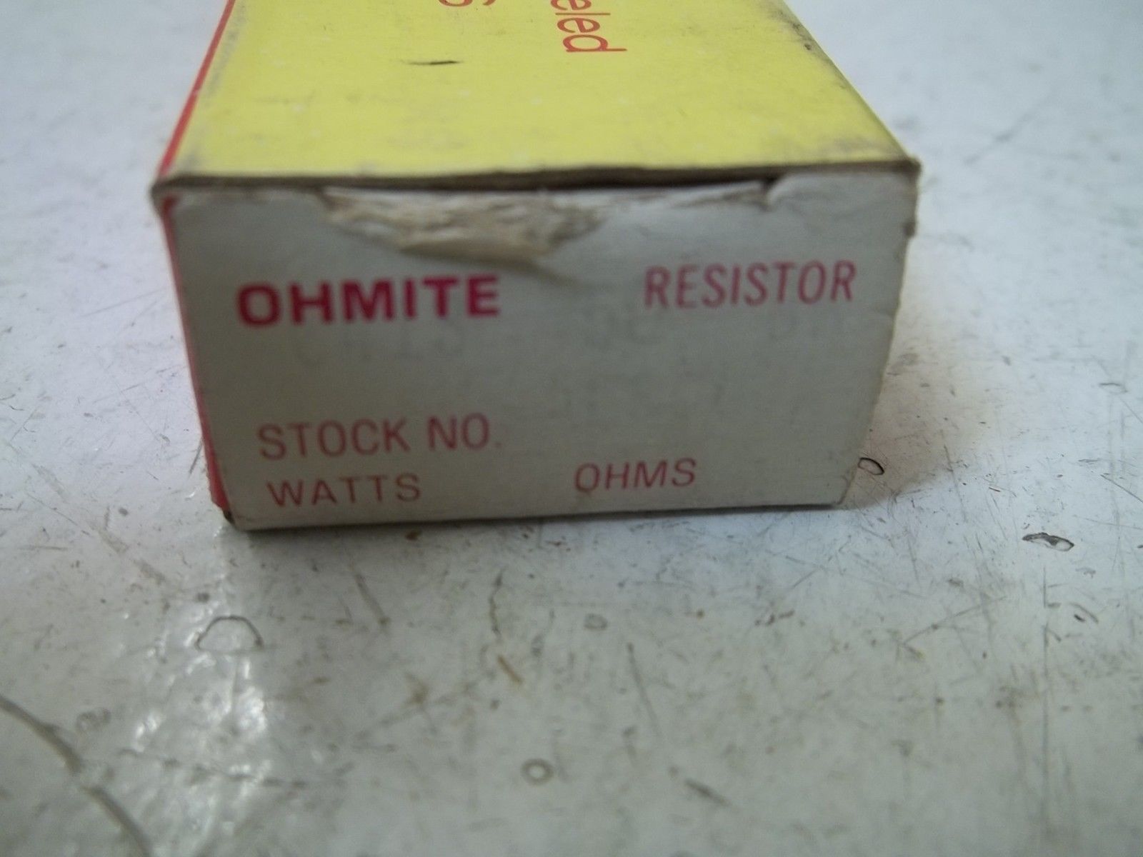 OHMITE 0413 (L50J8K0) RESISTOR 50WATTS, 8K OHMS NSMP