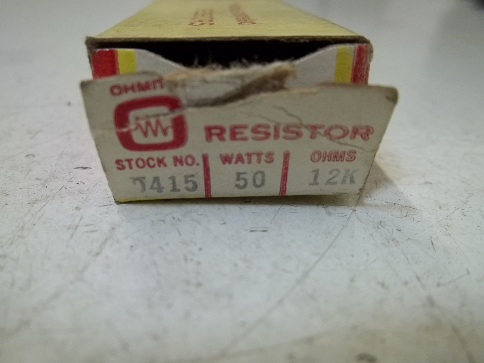 OHMITE 0415 (210-50K-40) RESISTOR 50WATTS, 12K OMHS NSMP